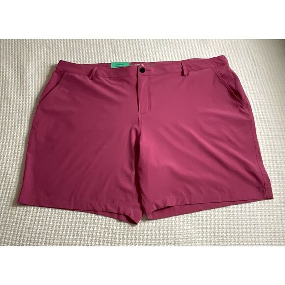 REEL LEGENDS Plus 2X Adventure Solid SHORTS  - Color Red Violet - Picture 1 of 5